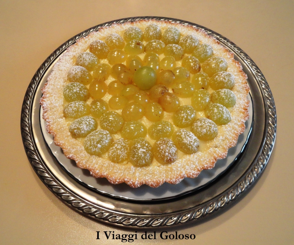 Crostata d'uva bianca