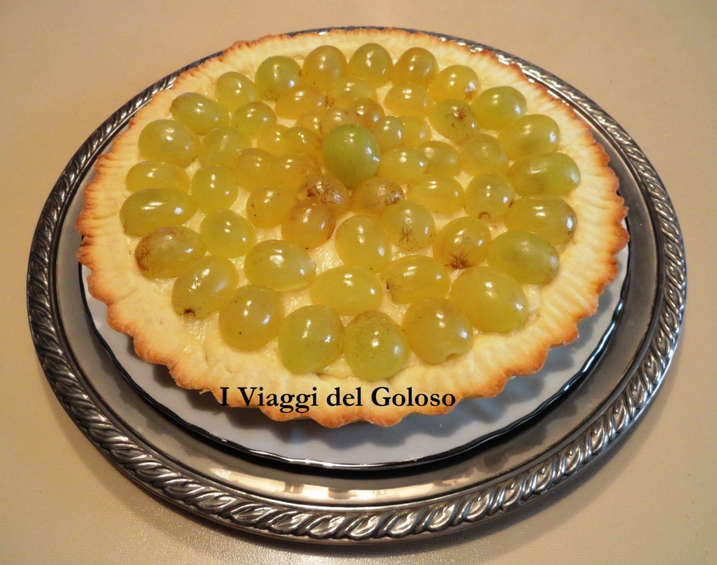 Crostata d'uva bianca