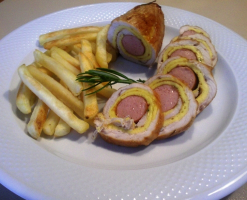 Involtini con fesa di tacchino