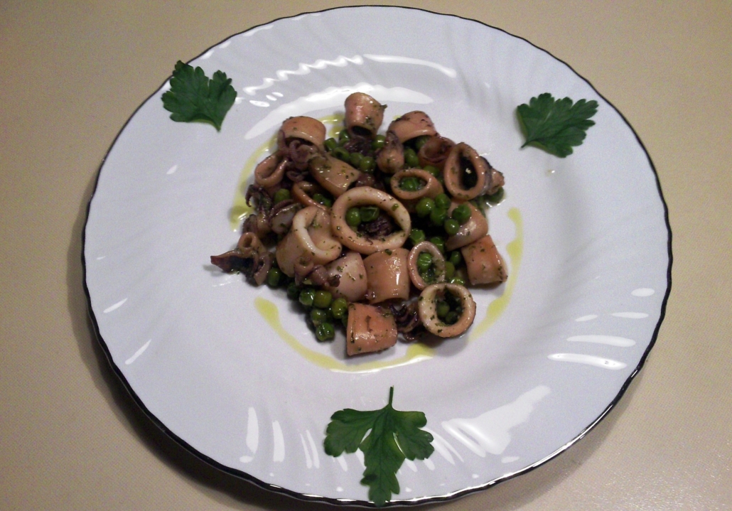 Calamari al verde