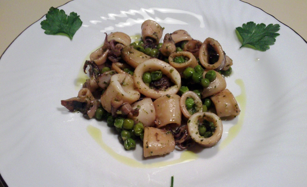 Calamari al verde