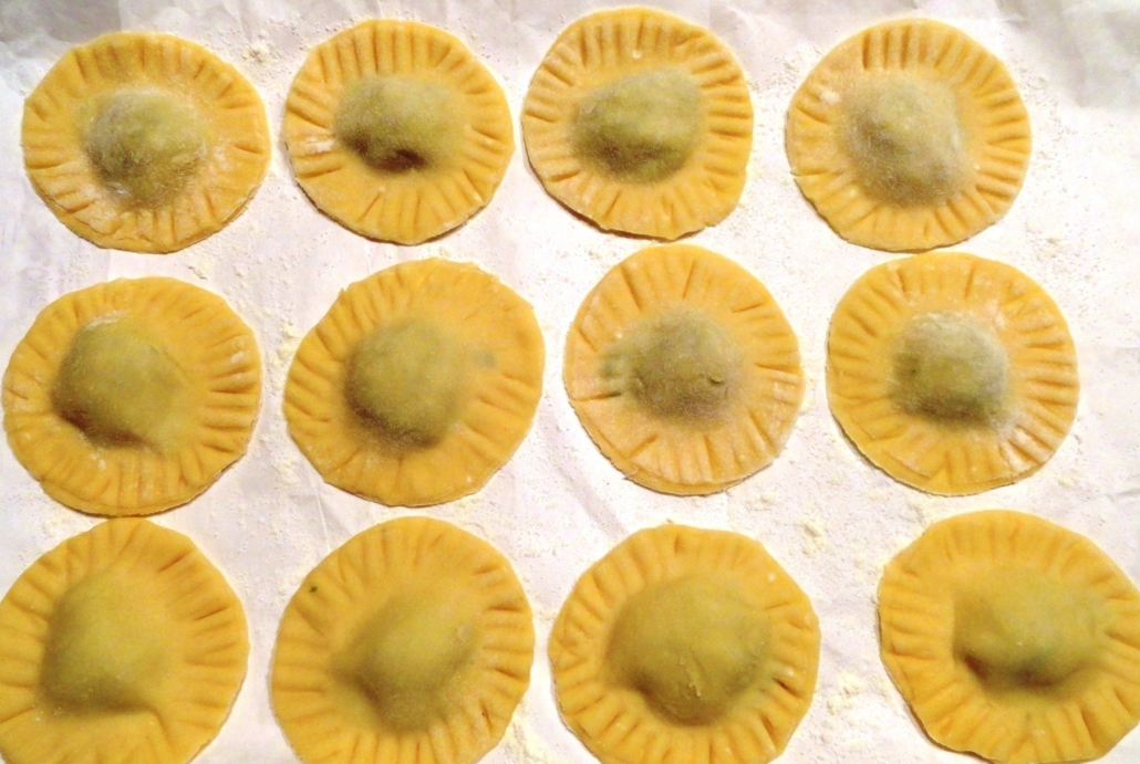 ravioli di spinaci