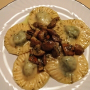 Ravioli di spinaci