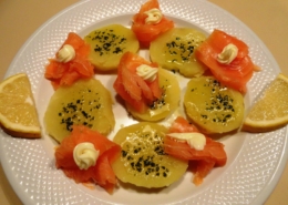 Salmone e patate