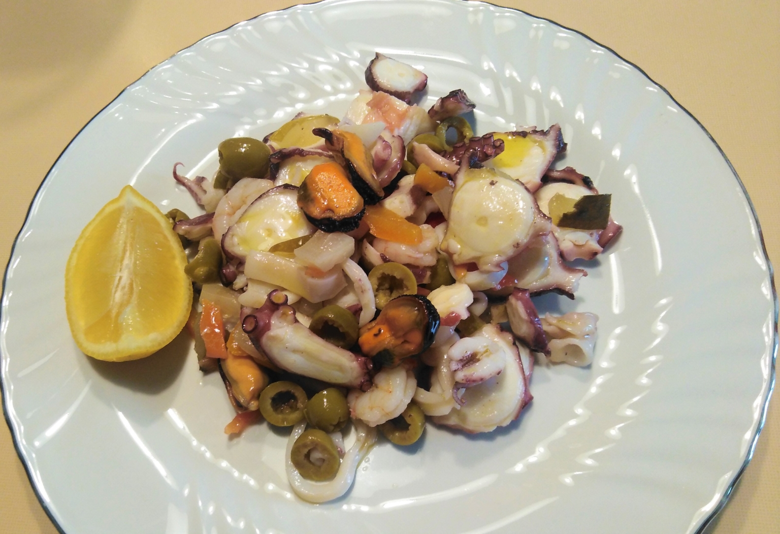 Insalata di mare antipasto perfetto I viaggi del Goloso