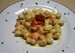 Gnocchi al salmone