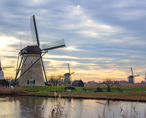 I mulini a vento di Kinderdijk