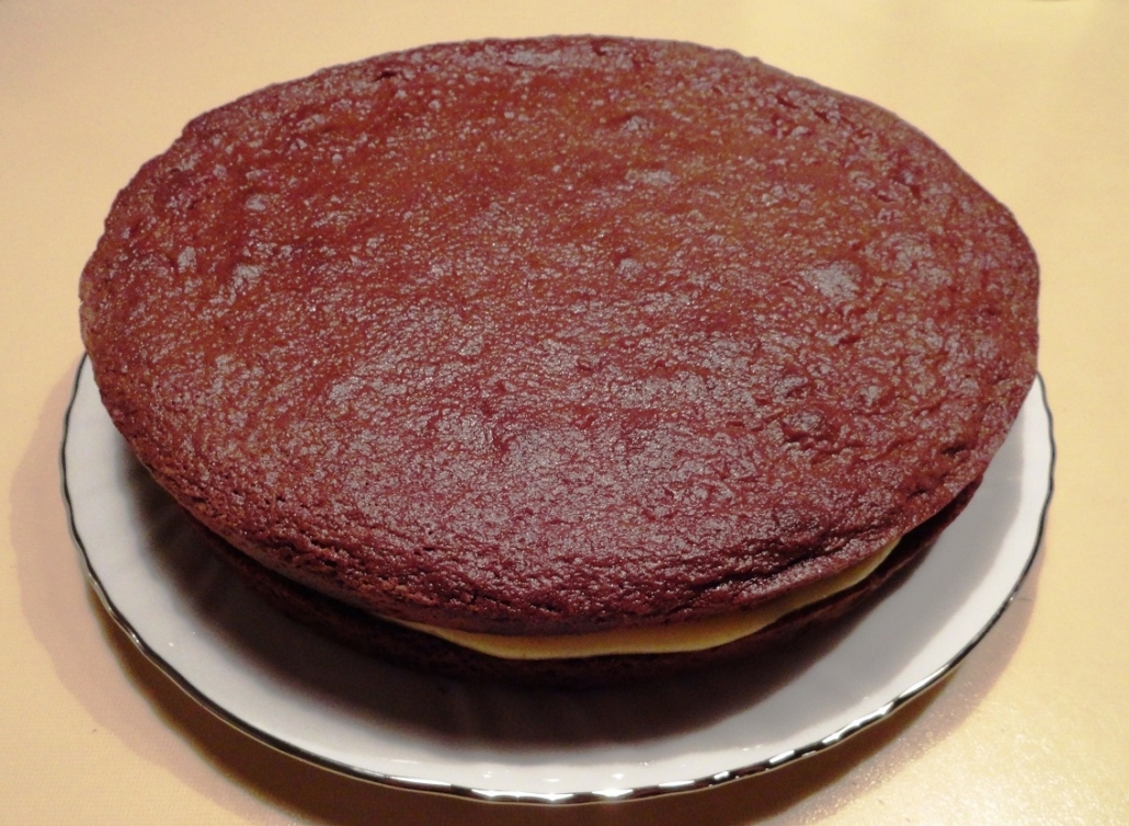 Torta al cacao panna e arancia