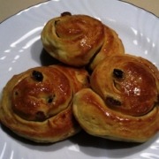 ricetta Brioches con uvetta