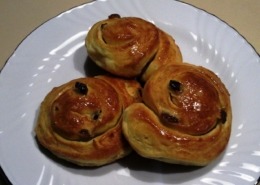 ricetta Brioches con uvetta