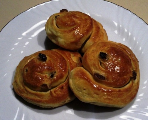 ricetta Brioches con uvetta