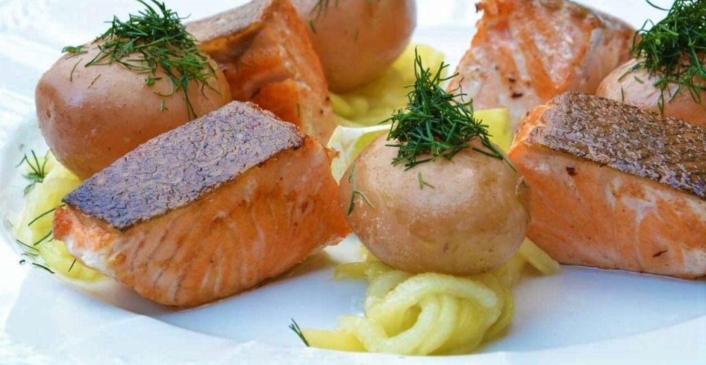 salmone e patate