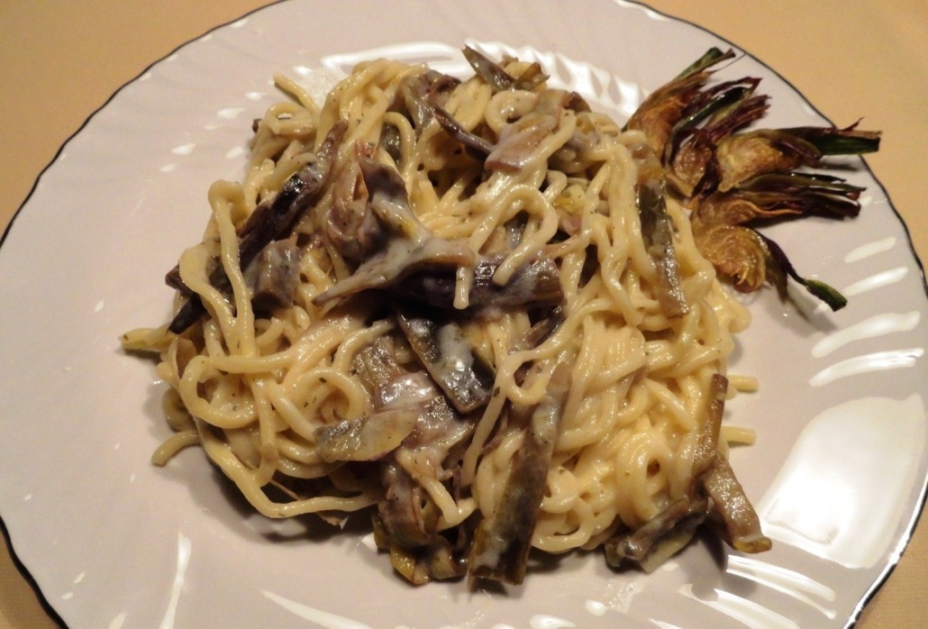 Ricetta tagliolini e carciofi